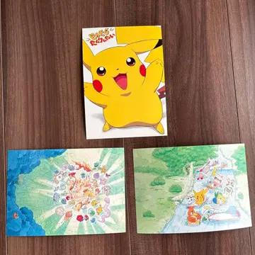 포켓몬 엽서 3장 세트 피카츄