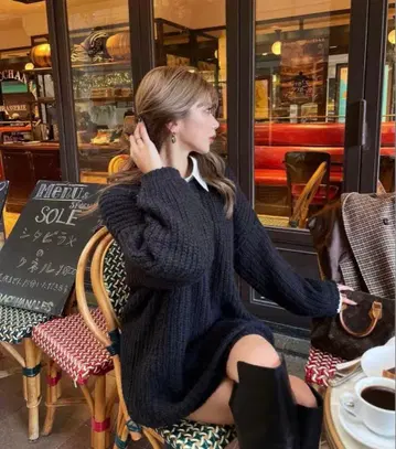 DIANTE 니트 스웨터 긴팔