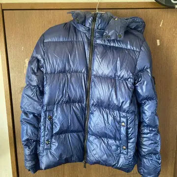 TATRAS 후드 부착 네이비 다운 자켓