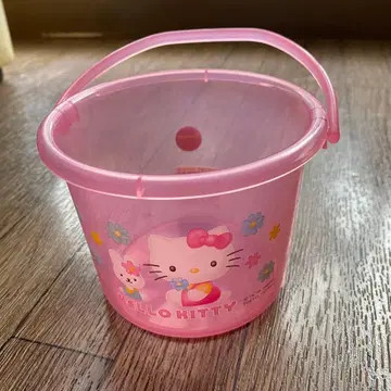 [ 헤이세이 레트로 ] 산리오 헬로키티 미니 양동이 1998년