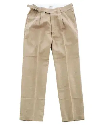 BELTED WAIST ARTISAN TROUSER SAND BEIGE