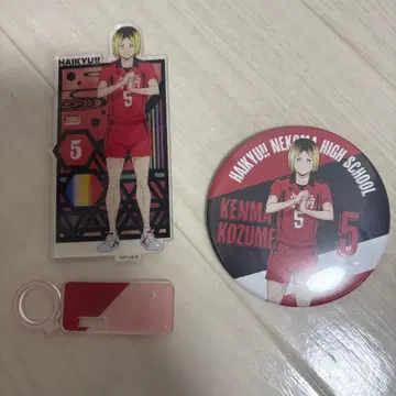 하이큐!! 코즈메 켄마 아크릴 스탠드 & 캔뱃지