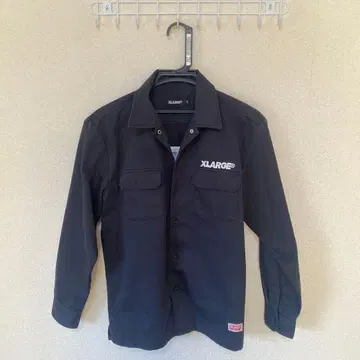 XLARGE 블랙 긴팔 셔츠