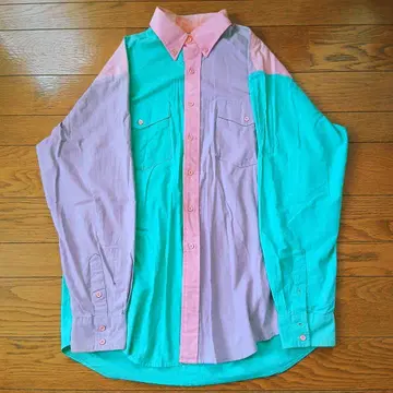 rodeo blue 파스텔 컬러 컬러풀 코튼 셔츠 핑크 그린 보라색