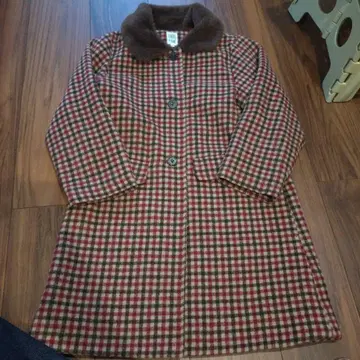 B:MING by BEAMS 체크 무늬 코트 140