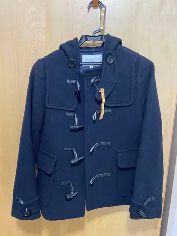 유나이티드 애로우즈 네이비 더플 코트 후드 부착 겨울용