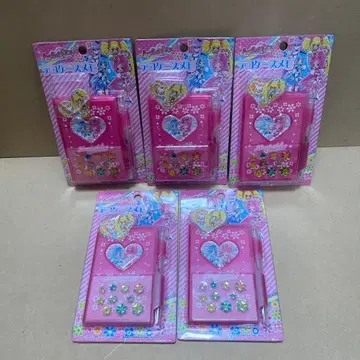 하트캐치 프리큐어 데코 케이스 메모 5개 세트 (미개봉)