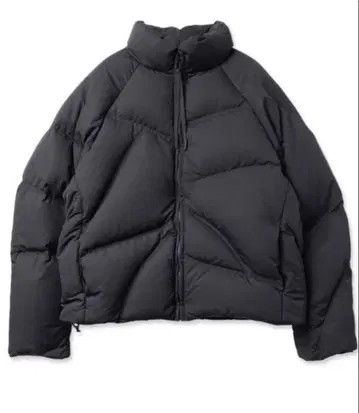 지에다 RANDOM PUFFER JACKET 블랙 블랙