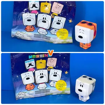 스누피 피규어 SNOOPY in SPACE 2개 세트 No.V