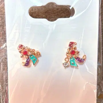 도쿄 디즈니랜드 미니 마우스 귀걸이 40주년 하모카라