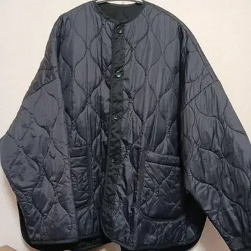 doux bleu 퀼팅 자켓 오버사이즈