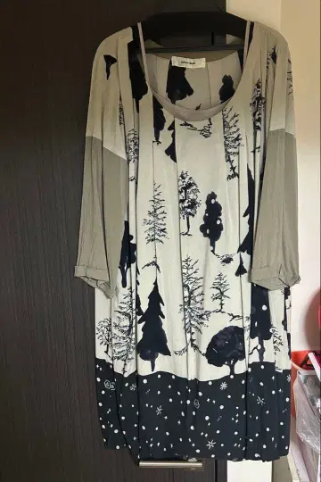 SUPER HAKKA 포레스트 프린트 원피스