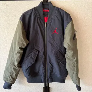 Jordan 바시티 자켓 네이비/올리브 s