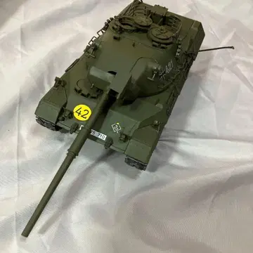 탱크 모델 421 올리브 그린 약 20cm