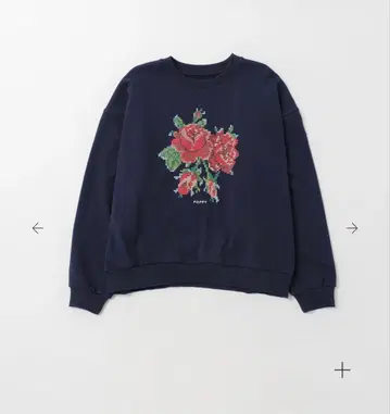 [ 미착용 새상품 ] POPPY 맨투맨