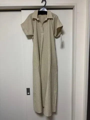 야마다야 vin 베이지 셔츠 원피스