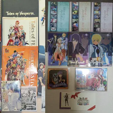 테일즈 오브 시리즈 테이페스 유리의 메인 굿즈 세트 (다른 작품도 있음)
