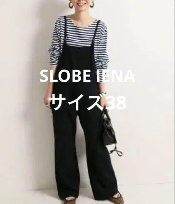 [ SLOBE IENA ] LE DENIM 오버올 살로펫 M