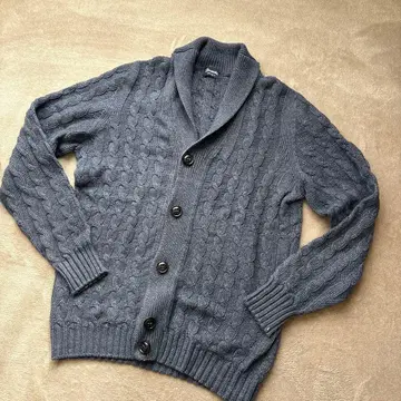 새상품급 Druimohir 블루 그레이 가디건 48