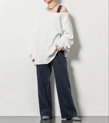 CITYSHOP 워시 풀오버 화이트