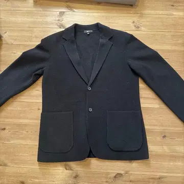 UNIQLO C 유니클로 니트 자켓 블랙 M 사이즈