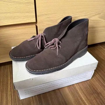 클락스 데저트 부츠 브라운 스웨이드