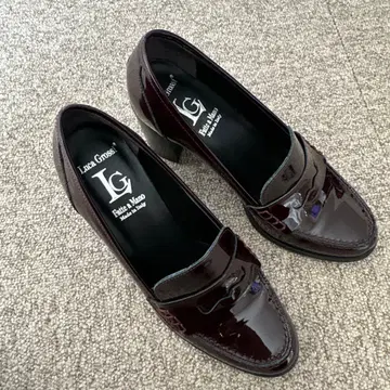 루카 그로시 버건디 로퍼