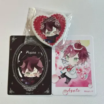 사카마키 아야토 하트 캔뱃지 폴라풍 카드