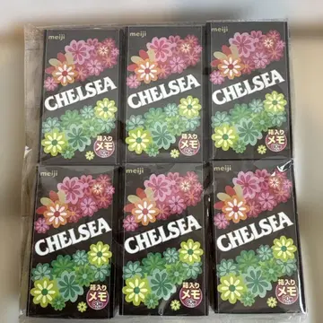 메이지 첼시 박스형 메모 6세트 미개봉