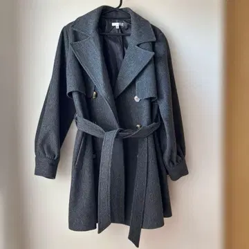 [ 새상품급 ] FUN 그레이 숏 기장 코트 M 사이즈