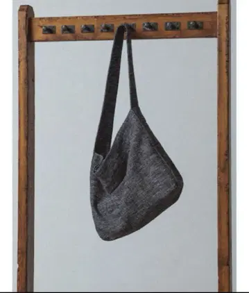 [ LIDNM ] TWEED LARGE NEWSPAPER BAG