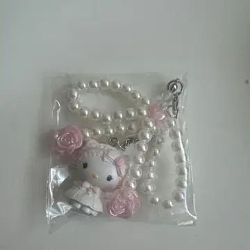 화이트 프릴 디자인 시리즈 시크릿 스트랩 헬로키티