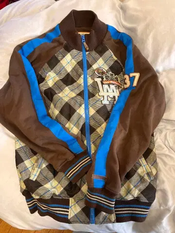 Live Mechanics 스타디움 자켓 체크