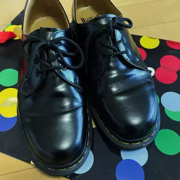 닥터 마틴 블랙 레이스업 슈즈 25cm