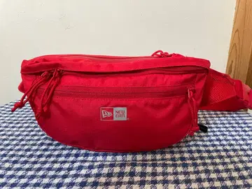 NEW ERA 바디백 웨스트 파우치 레드
