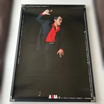 야자와 에이요시 AXIA B2 포스터 블랙/레드 수트