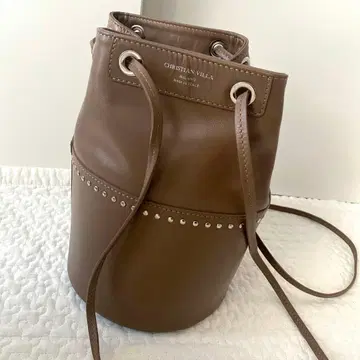 CHRISTIAN VILLA 크리스천 빌라 가죽 숄더백