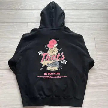 That's Life 후드티 블랙
