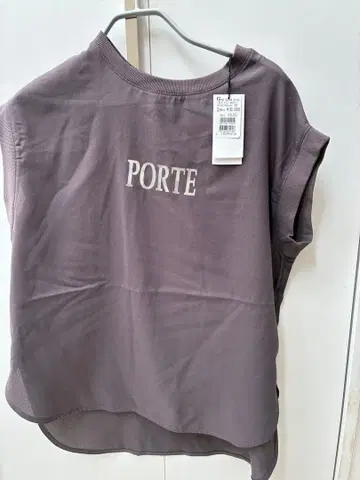 Vin 반팔 T셔츠 그레이 로고 미사용 새상품