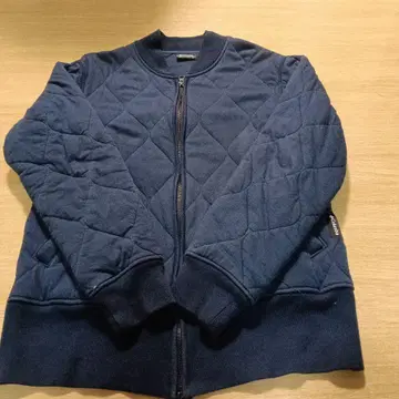 컬럼비아 네이비 퀼팅 집업 자켓 M