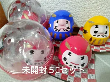 시라카와 달마 달마 복권 캡슐 토이 5개 세트