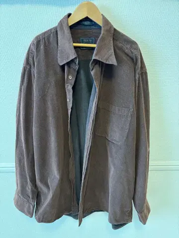 ARROW 브라운 긴팔 셔츠 XL