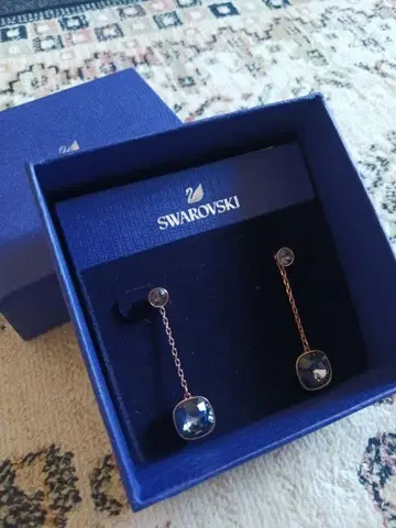 Swarovski 롱 체인 귀걸이