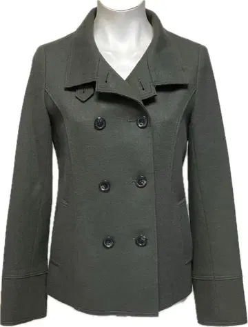 신동 루이샨탄 압축 울 2WAY 칼라 자켓 카키 그린 36