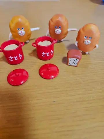 빵 도둑 피규어 세트 가챠가챠 모음