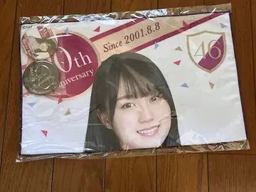 2021년 8월 생일 기념 페이스 타월 & 캔뱃지 세트 / 카키 하루카