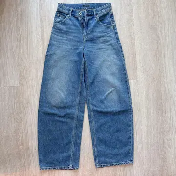 [ UNIQLO ] 배기 커브진 청바지 블루 22