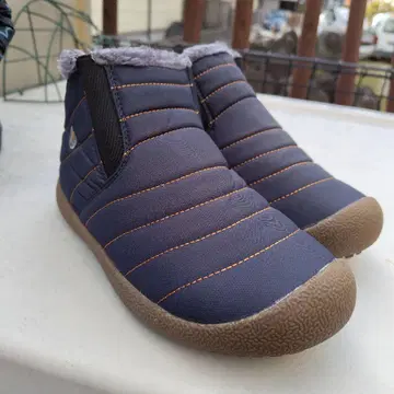 네이비 퀼팅 부츠