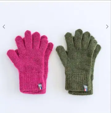 새상품 클래스카 MAISON BONNEFOY 울 혼방 장갑 그린