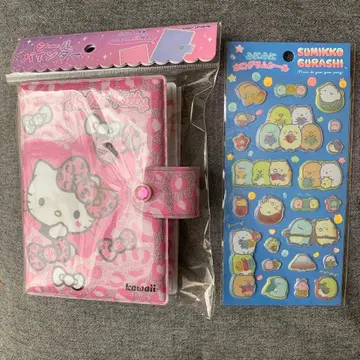 씰 바인더 (레오파드 무늬 키티) 후니후니 홀로그램 씰 (스밋코구라시)